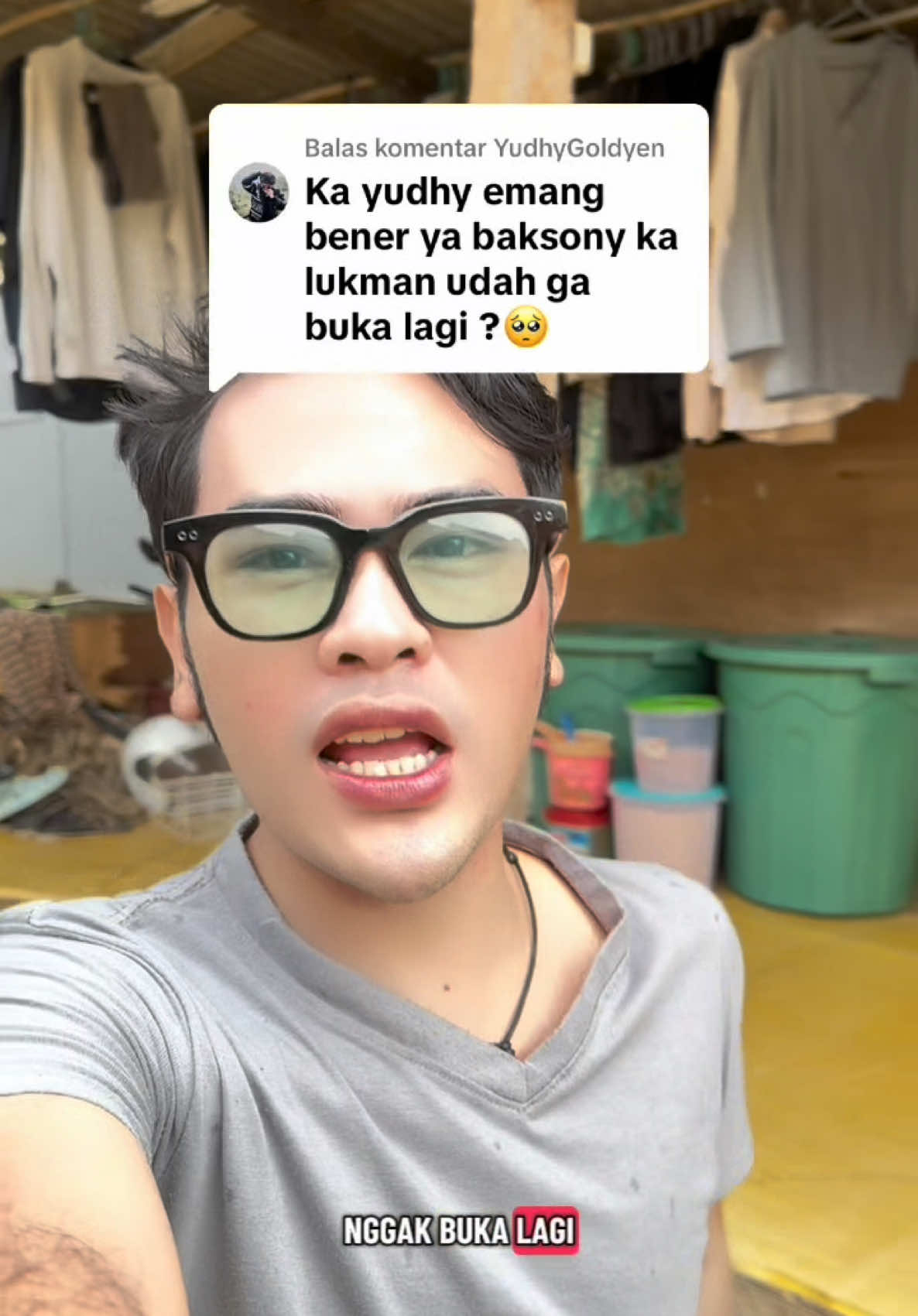 Kasian @lukman.nurja baksonya jadi ga bukabuka karna manusia gajelas kemaren! #fyp 
