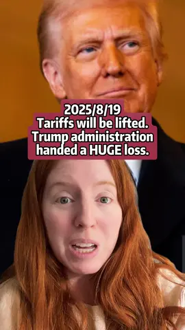 Trump administration handed a HUGE loss with the ruling against the tariffs. #foryoupage #tiktok #fyp #foryou