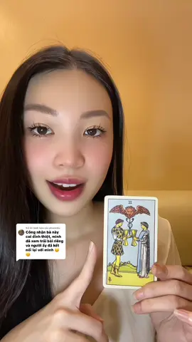 Trả lời @phaminha Có người sắp nói lời yêu với bạn 🥰🔮 #manifest #luathapdan #tarot #tarotreading #manifesting 