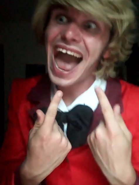 whenever I get the chance to do this cosplay, it's a happy day in hell. #charliemorningstar 
