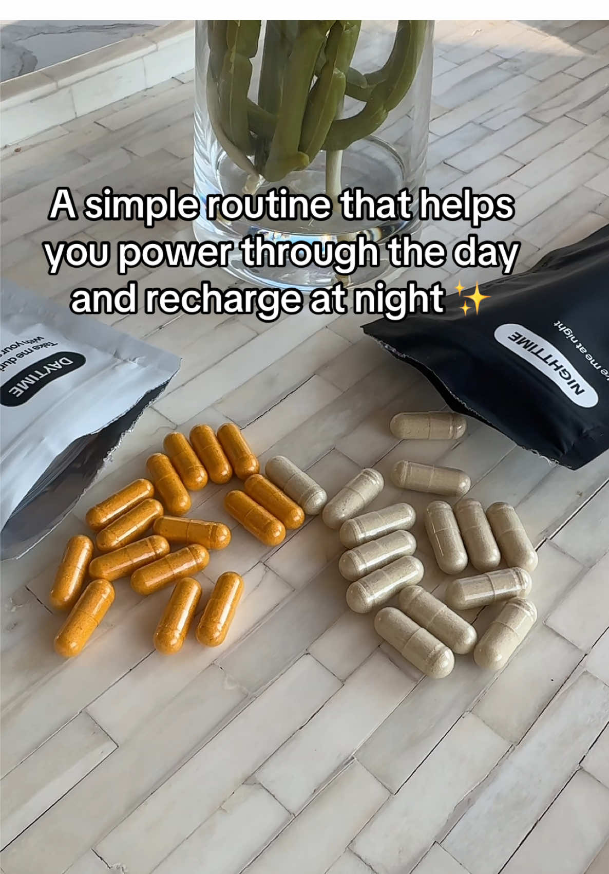 Energy by day, calm by night—this set keeps your mind and body in balance 🌿 #Dealsforyoudays #mia_Manhattan_ny @takestasis #TikTokShopCreatorPicks #WellnessJourney #focusandcalm 