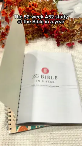 The Bible in a Year A 52 - Week Study #biblestudy #biblestudytime #bibleverse #christianwoman #christiangirls #devotional #womensdevotional #bibletime #dealsforyoudays #tiktokshopmemorialday#TikTokShopSummerTurnUp