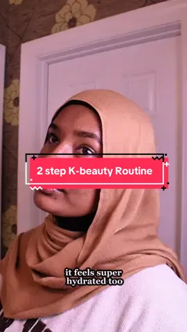 This is my two step K beauty routine  #kbeauty #dalba #skincare 