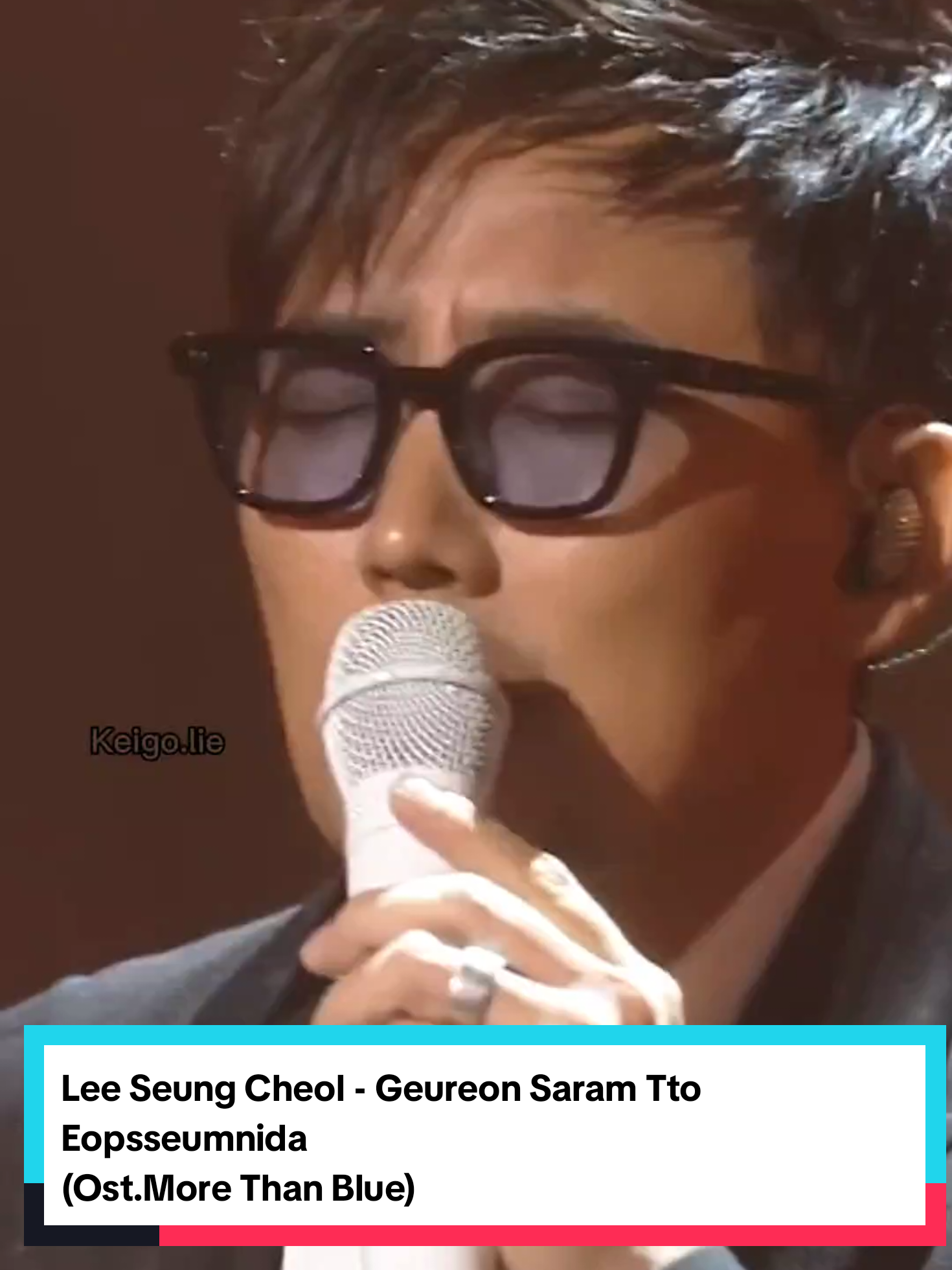 Lee Seung Cheol - Geureon Saram Tto Eopsseumnida (Ost.More Than Blue) #koreansong #morethanblue #leeseungchul 
