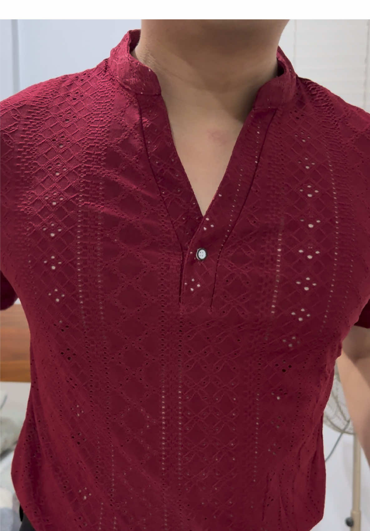 Chinese collar shirt #chinesecollar #mensoutfit #fitcheck #mensfashion #mensshirt 