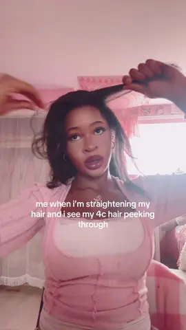 jk i love my 4c hair 🤧 #fyp #4chair #blackgirl #real 