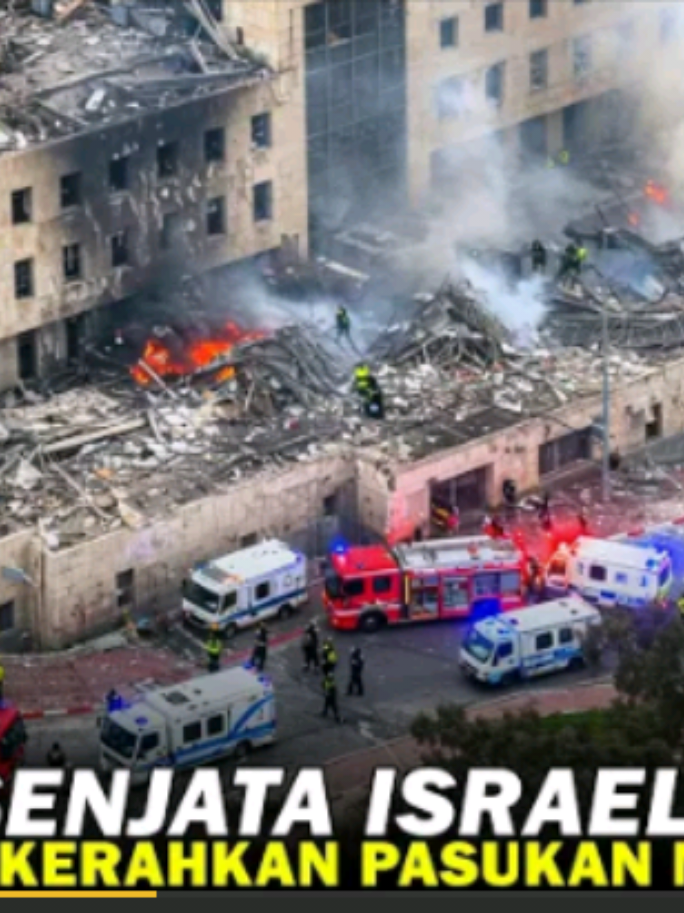 #israel🇮🇱 diserang iran kotaya kebakaran hebat simak vidio ya 