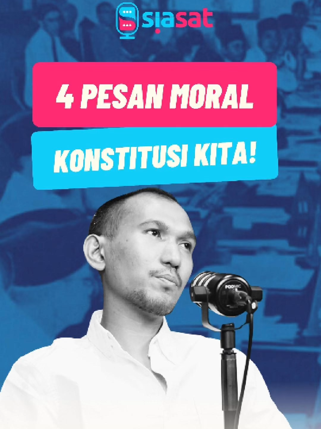 4 Pesan moral dari konstitusi Indonesia menjadi pedoman penting dalam menjaga persatuan dan kedaulatan bangsa. Mari memahami nilai-nilai UUD 1945 sebagai fondasi demokrasi dan arah pembangunan Indonesia. Selengkapnya di YouTube Siasat Channel @sulthanyus  #konstitusi #uud45