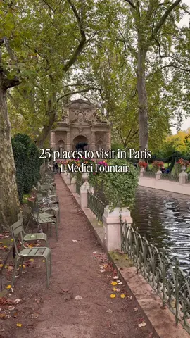 25 places to visit in Paris ❤️