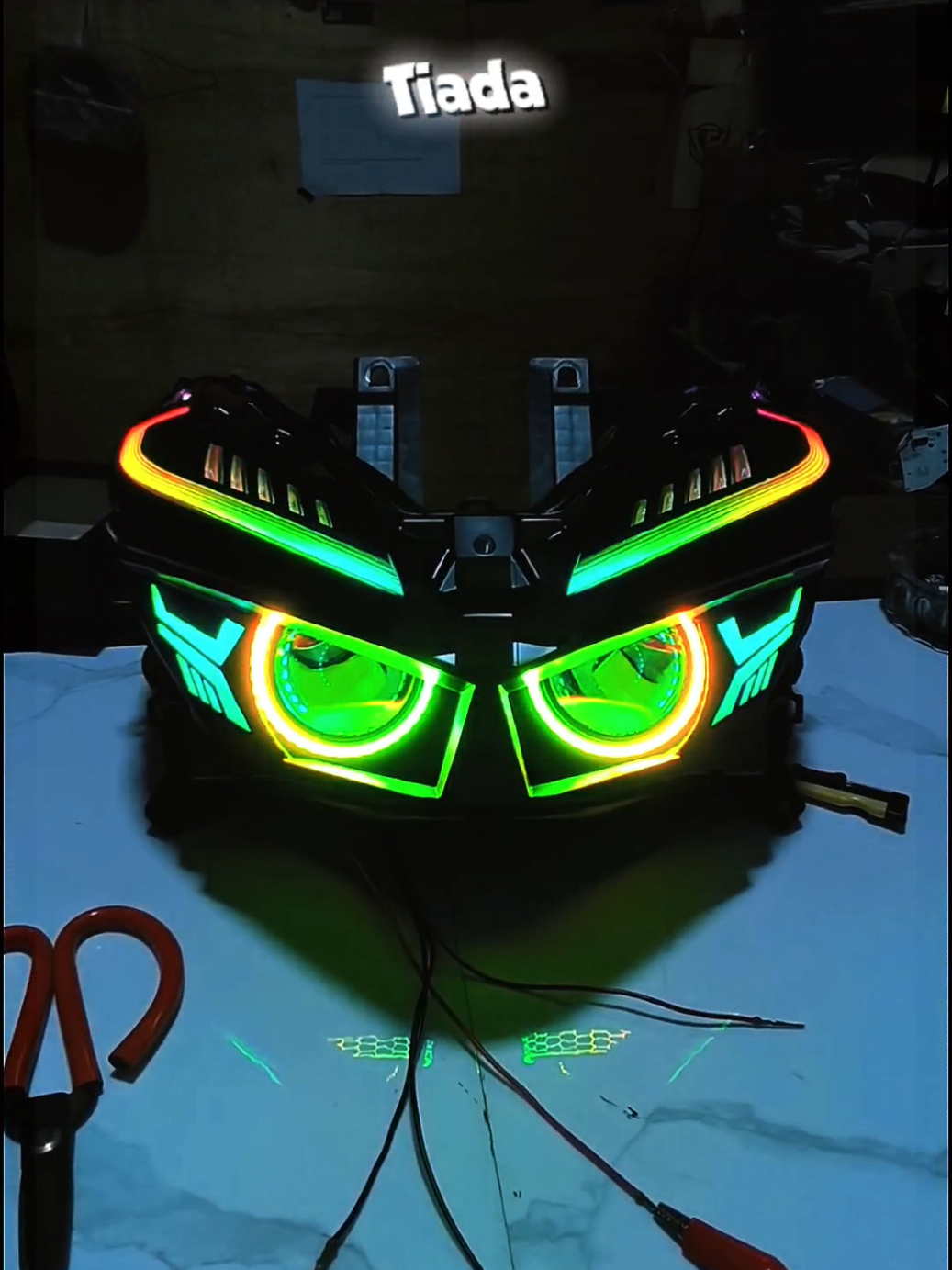Vario Led New Dengan Odong²nya .. #variolednew #fullrgb #fyp #ebooyshop #biledvario 