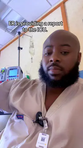#creatorsearchinsights  ER is providing a report to the ICU. #healthcare #fyp #nurse #viral 