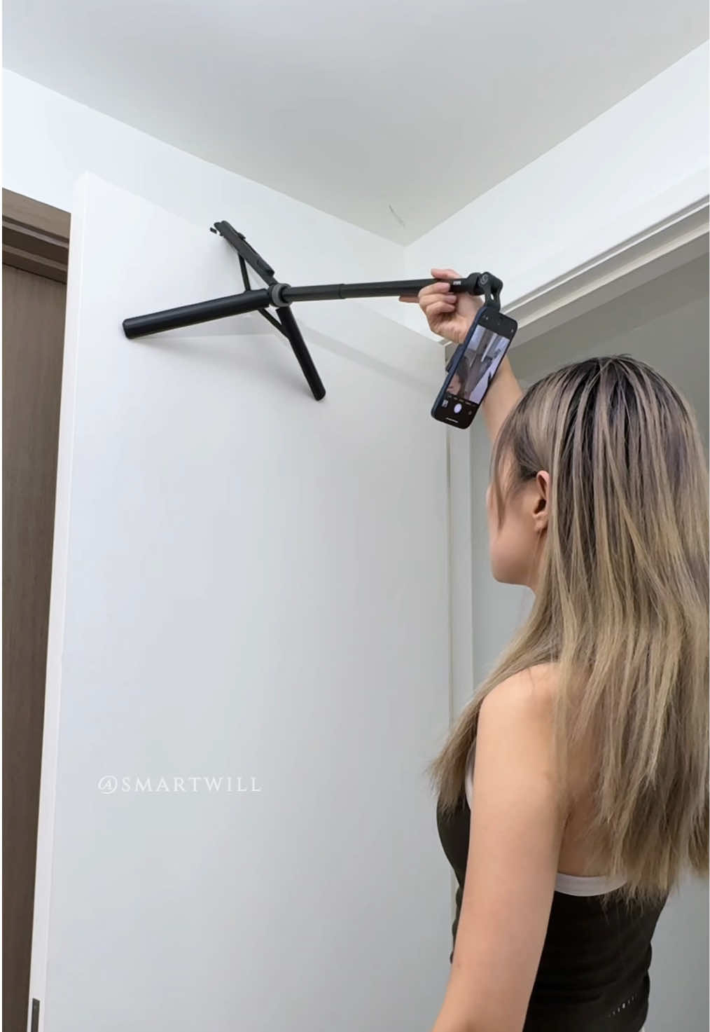 I swear this is the only tripod you’ll ever need—it’s totally leveled up my content game! #magnetictripod #tripod #selfiestick #contentcreation #holder 