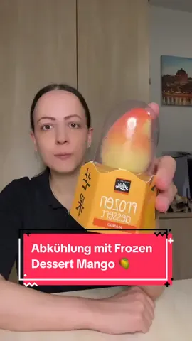 Abkühlung mit Frozen Dessert Mango 🥭  @Kikis Kitchen @Kaufland  #kikiskitchen #kaufland #frozendessert #tasting #tastetest 