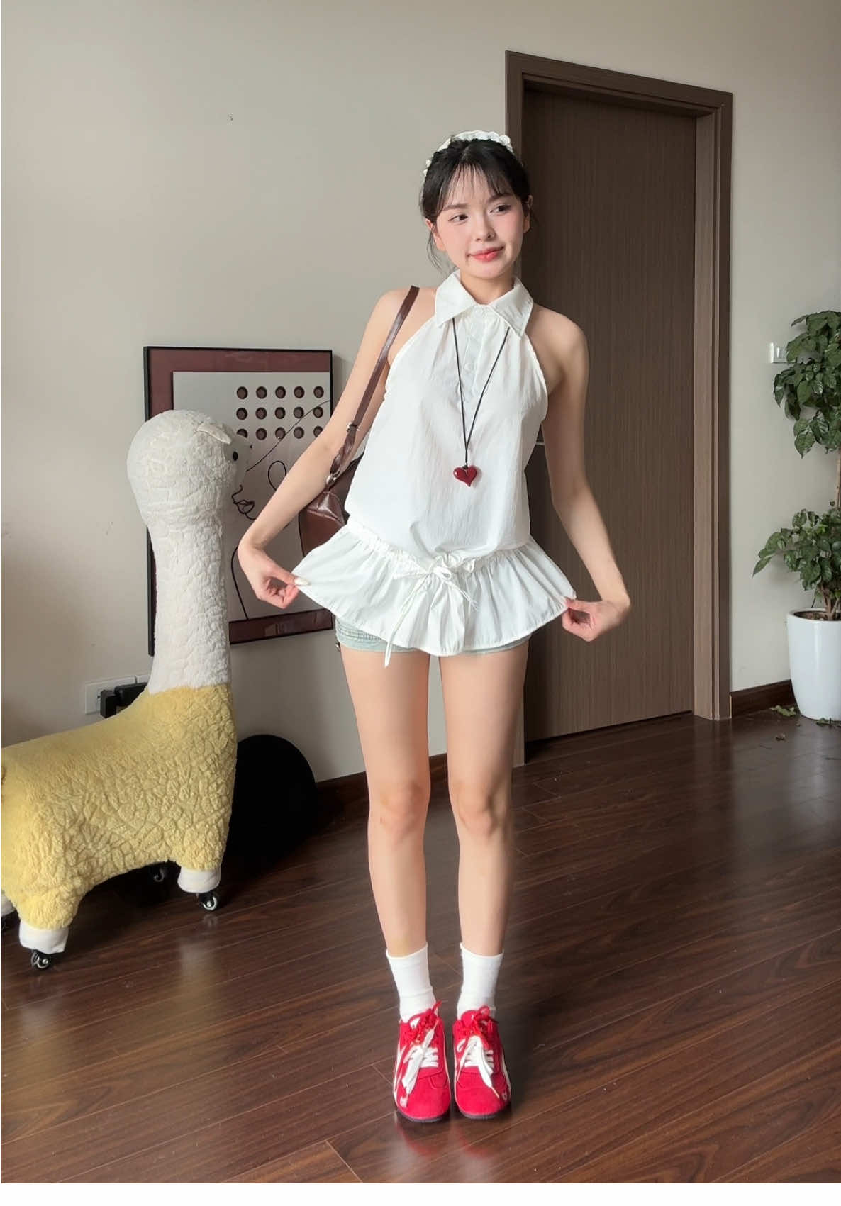 Áo xinh nà 😜 #xuhuong #tryon #dailyoutfits #viral #OOTD 