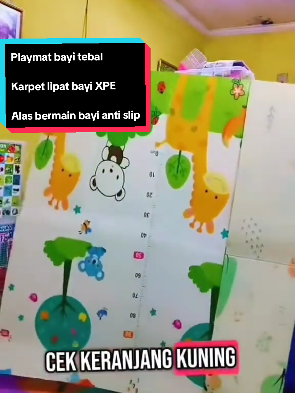 Playmat bayi tebal Karpet lipat bayi XPE Alas bermain bayi anti slip Karpet bayi 115x180 cm Playmat motif lucu 3D Karpet bayi lipat tebal 9mm Alas bermain bayi aman & empuk Karpet bayi double motif Karpet bayi waterproof Kata Kunci Viral & Emosional Playmat bayi kekinian Karpet bayi motif giraf & dinosaurus Alas bayi anti dingin lantai Karpet bayi gampang dibersihkan Playmat bayi free tas Alas main bayi premium quality Karpet bayi anti licin & anti air Karpet bayi ramah kulit bayi Alas bermain bayi lipat praktis