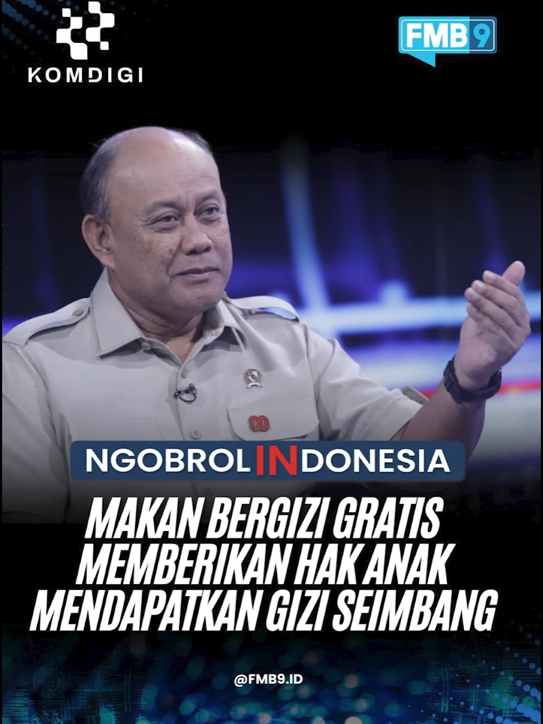 Program Makan Bergizi Gratis menjadi salah satu kebijakan yang paling dinantikan masyarakat. MBG digadang menjadi Solusi peningkatan gizi di Masyarakat Indonesia agar kualitas generasi penerus bangsa kian membaik. Namun, bagaimana pelaksanaannya di lapangan? Apa saja tantangan yang dihadapi, dan bagaimana strategi jangka panjangnya agar program ini berkelanjutan? Sesi 
