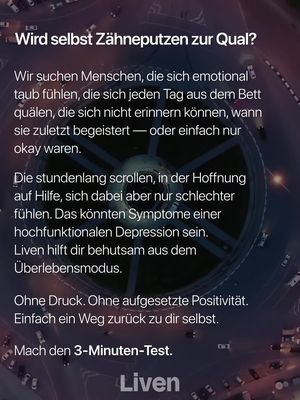 Die Bewältigung von Symptomen einer niedrigen Stimmung ist ein Prozess, keine einmalige Lösung.
