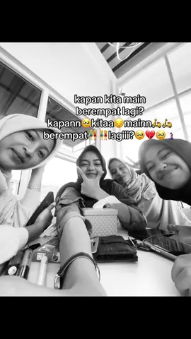 miss u...#foryou #kangen #kapankitamainberempatlagi? 