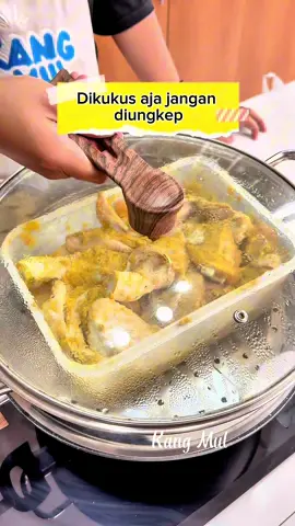 Coba metode kukus.. ternyata enak juga #kangmul #reseptiktok #ayamgorenglengkuas_satset #bumbuajaib #resepsatset_rudy 