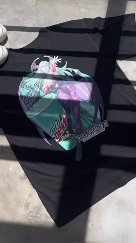 Don’t miss this shirt 💕💕#morrigan #darktalkers #morriganaensland #tacobell #mountaindew   