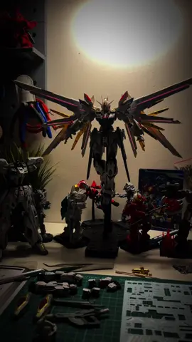 Never thought this kit would go on fire the moment it turned into MGEX Mighty Strike Freedom😯🔥 #gunplasantai #gunplamalaysia #gundamtiktok #mgexstrikefreedom #fypシ 