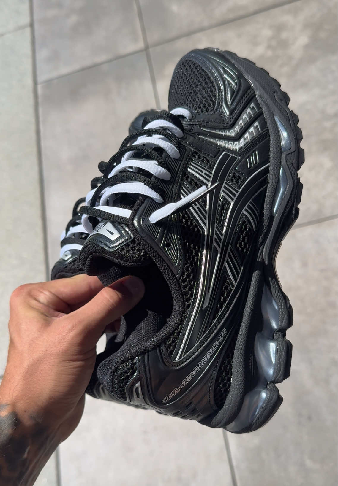 ASICS GEL KAYANO BLACK/WHITE #asics #kayano #viral #fyp #27af1ropez 