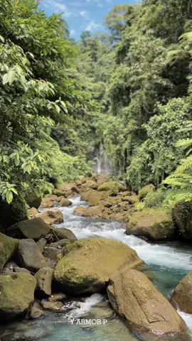 Alam selalu tau cara menyembuhkan 🍃 #waterfall #airterjun #airterjunlauberte #wisatasumut #fyp 