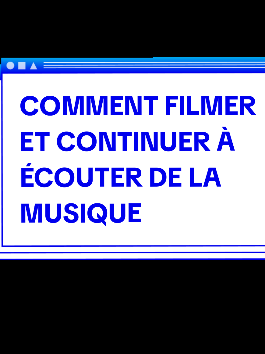 Comment filmer et continuer à écouter de la musique #filmé_musique #camera_hd #ecouter_musique 
