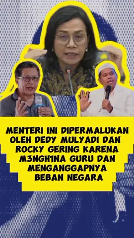 MENTERI INI DIPERMALUKAN OLEH DEDY MULYADI DAN ROCKY GERUNG KARENA M3NGHIN4 GURU DAN MENGANGGAP NYA BEB4N NEGARA @cairpakbosss - C4irin Lim1t 4plikasi p4yy l4tter kamu am4nah dan Trusted by mimin