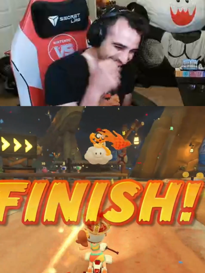 Daisy said:☝️😌 #mariokart #GamingOnTikTok #clutch #fyp 