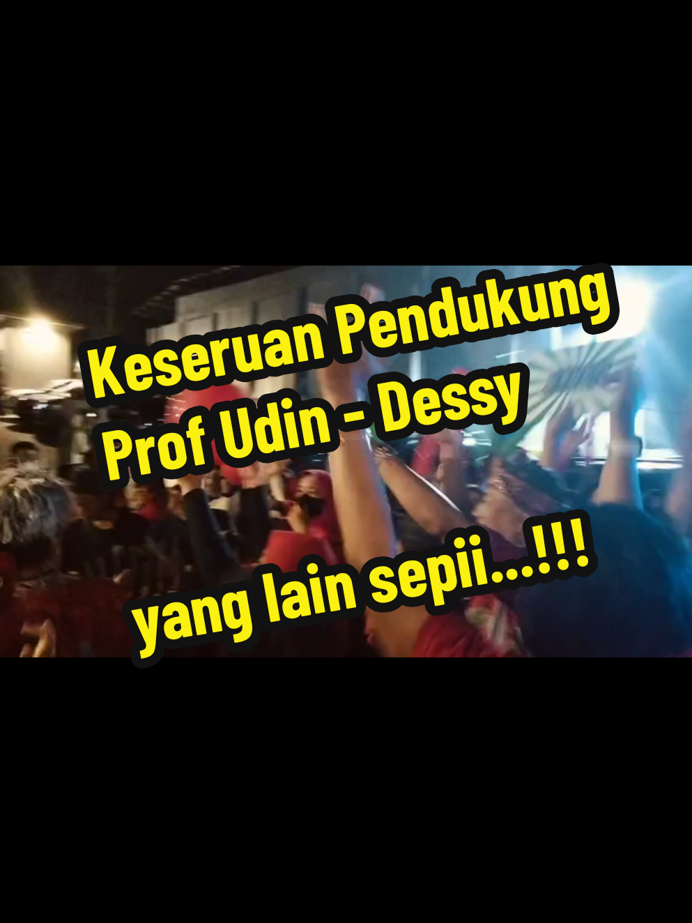 Satu Komando Menang Menang Menang Prof Udin - Dessy  #masukberanda #fyp #4u #bangkabelitung #udindessy 
