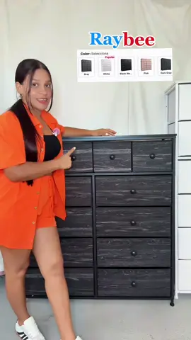 Clóset organizador de 12 cajones #closet #raybeefurniture #12drawerdresser #drawers #hogar 