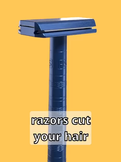 How razor works! #razor #shaving #hair #skin