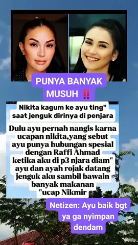 punya Banyak musuh 😱 #videoviral #beritaartis #ayuting #fyp