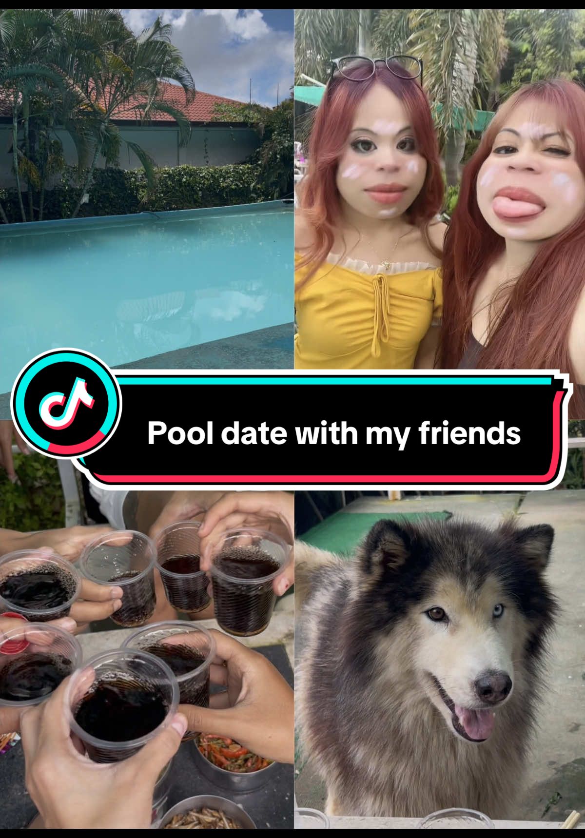 Pool date with my friends 🏊🏻‍♀️💦#fyp #pyinoolwin #minivlog #swimming #tiktokmyanmar 