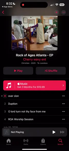 ITS $1 THATS IT.. I NEED ABOUT 1K people to go make ah purchase on iTunes for me. NEW RAW MUSIC STREAMING #spiritualbaptisttiktok  #iamworship  #LIVEIncentiveProgram #GoLIVEGrowFast #PaidPartnership 