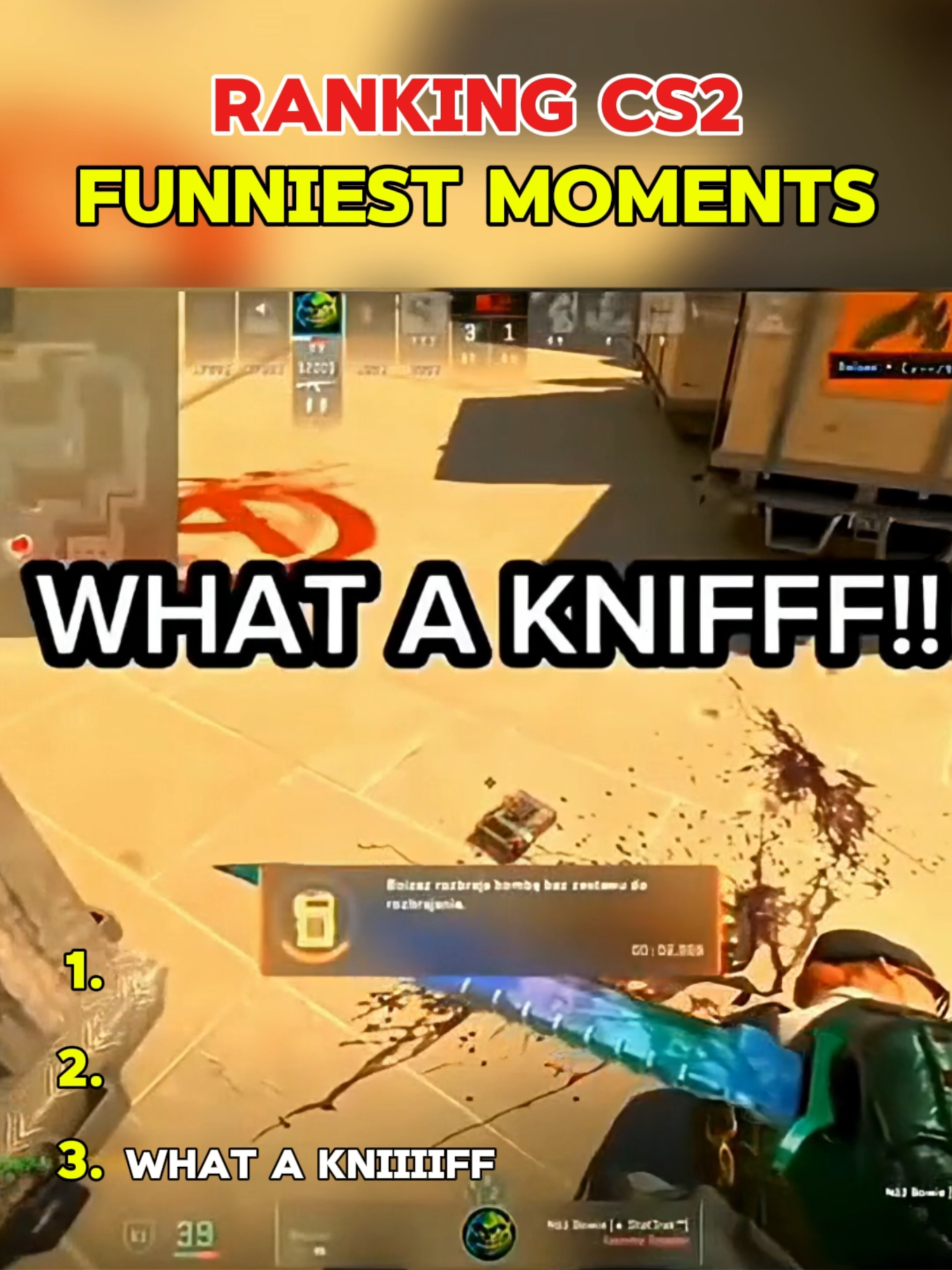 Ranking best funny moments in CS2🙈😂#CS2 #funnymoments😂 #ranking #csgo #cs2memes