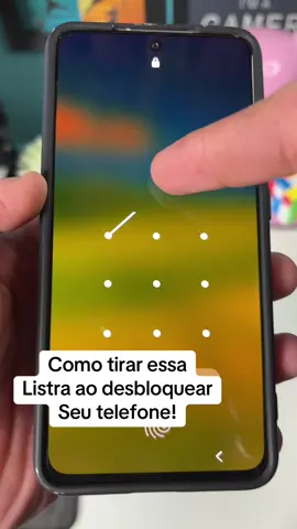 Como tirar essa listra da tela de bloqueio do seu celular? #dicas #truques #celulares #android #tecnologia 
