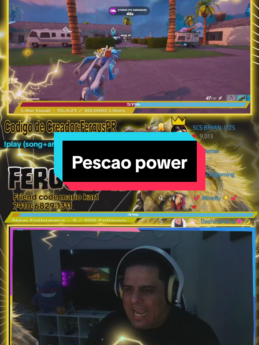 Pescao power#tiktoklive #livehighlights#fortniteclips 