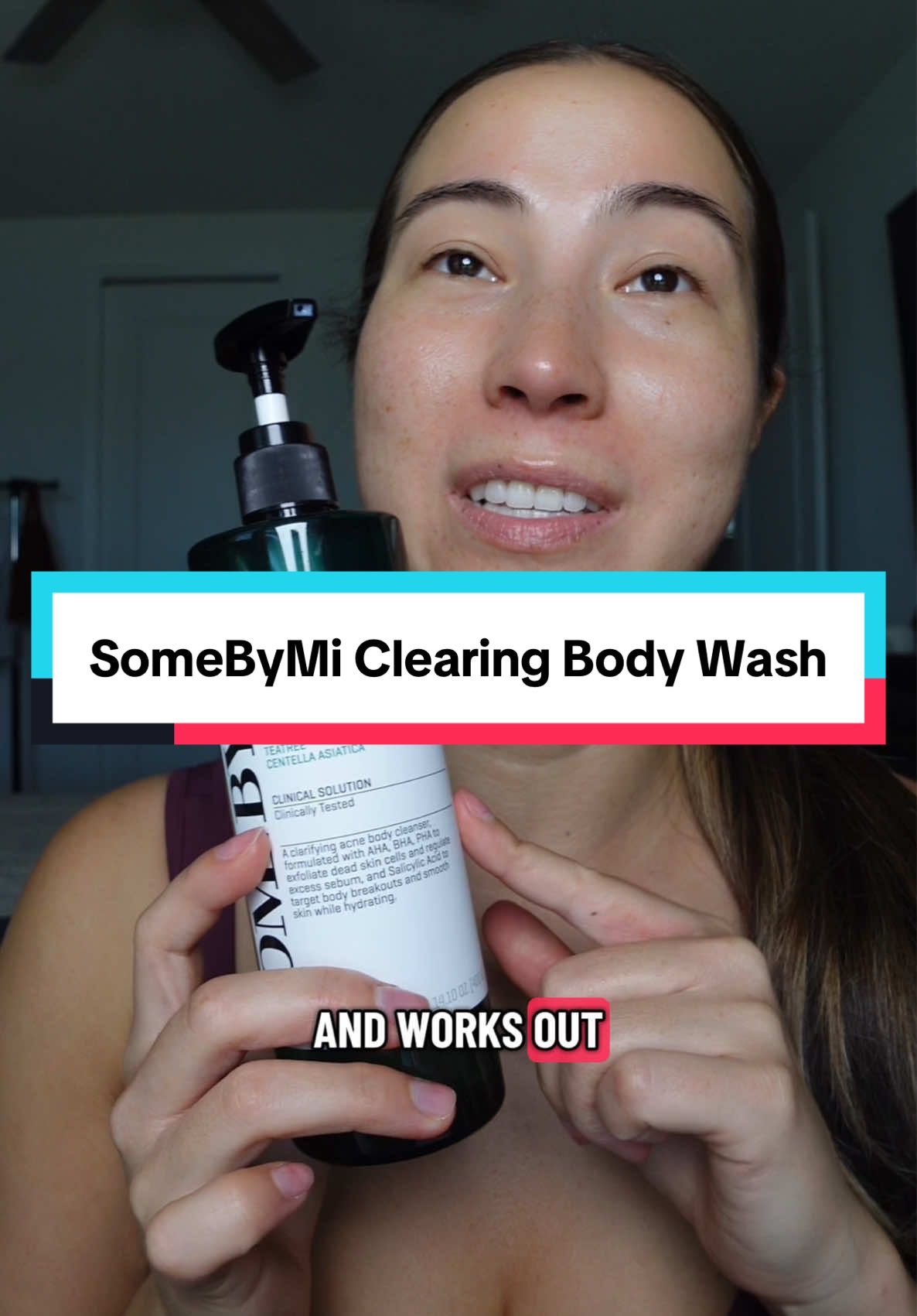 The best body wash for breakouts and to prevent breakouts @SOME BY MI US #bodywash #skincare #tiktokshoplabordaysale #tiktokshopbacktoschool #cleanskincare 
