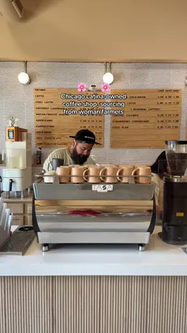 There’s more to Tasa Coffee Roasters than being the cute, viral Chicago coffee shop. They source their beans from woman owned farms and roast them in-house 💗 #chicagotiktok #chicagocoffee #chicagocoffeeshop #coffeetiktok #humboldtpark 