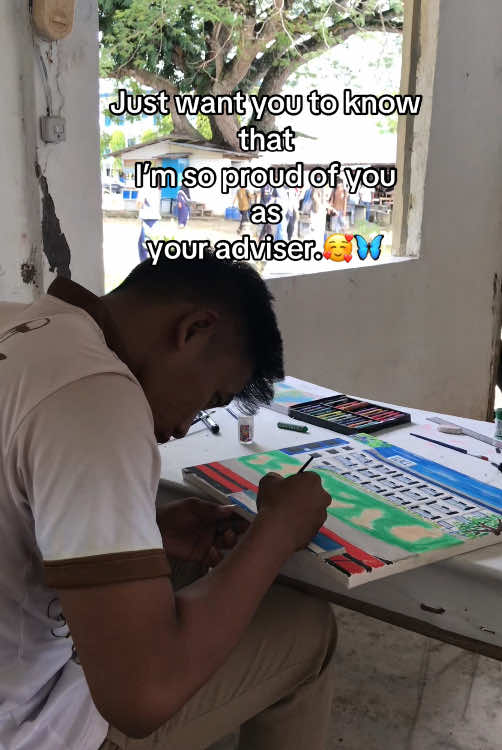 Pintahusay HUMSS representative 🥰 kagaling#painting #pintahusay2025 