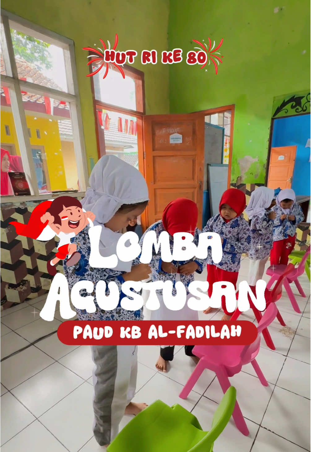 Day-1 Lomba Agustusan Anak-anak PAUD 🇮🇩 >> Lagu “Indonesiaku” by : @etenia.croft & @farelprayoga.real terbaik ❤️ Orangtua ikut memeriahkan jadi rame gaiss 🥳 Next hari kedua lomba apa lagi ya? Ada yg mau request? Hhi 🤩 nantikan keseruannya…  #lomba17an #agustusan #lombaagustusan #harikemerdekaan #indonesiaku 