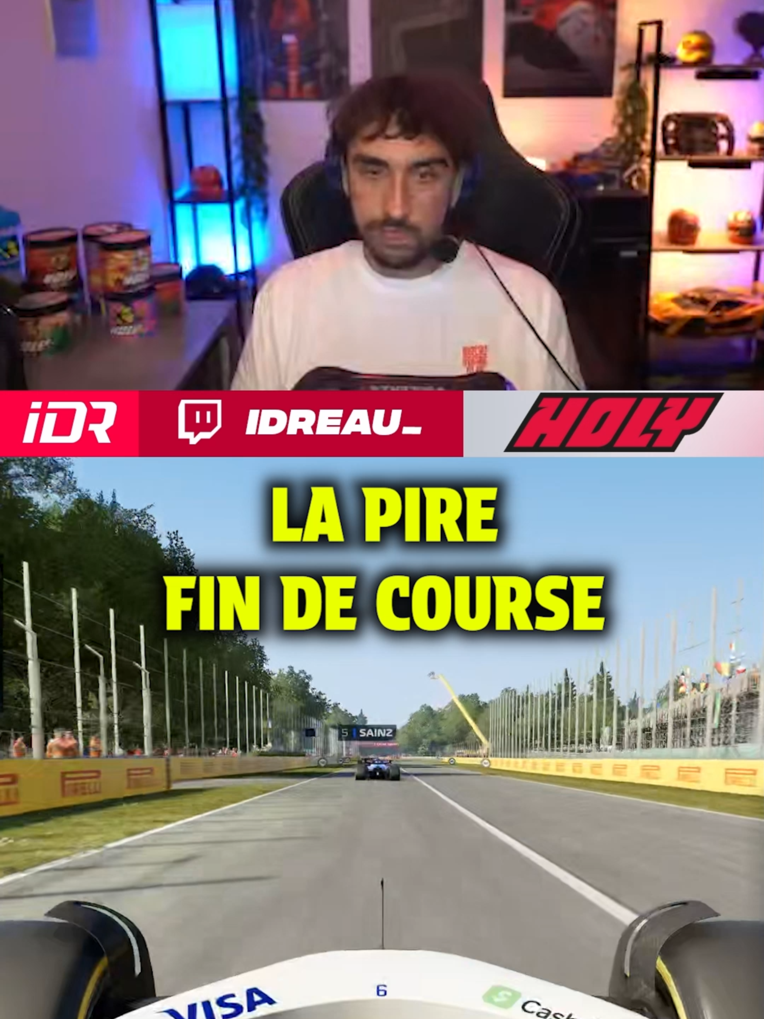 Il n'y a aucun doute, il est bel et bien de retour 🤣🤣 #f1 #f125 #crash
