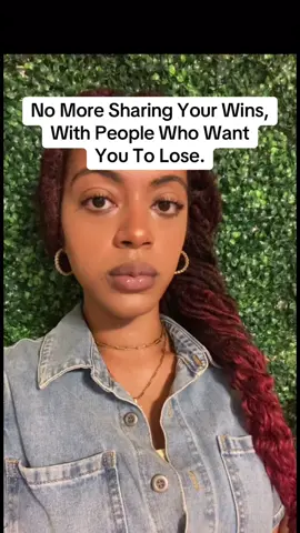 Get them off your boat.  Stop bringing people into your wins who want you to lose.  Who watched you suffer.🦋❤️