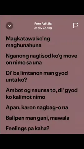 PERO ATIK RA by Jacky Chang#peroatikra #jackychang #songlyrics #fullsong #spotify 
