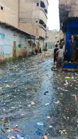 karachi orangi town banaras #karachi #viral #rain #karachirain 