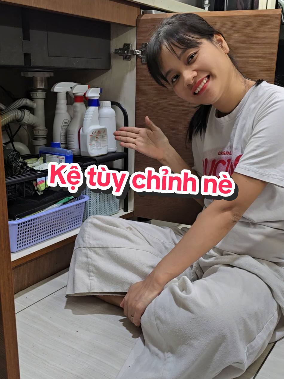 Kệ gầm bồn rửa bát #kenhabep #kenhabepdanang #kegambonruachen #chinhchanchat 