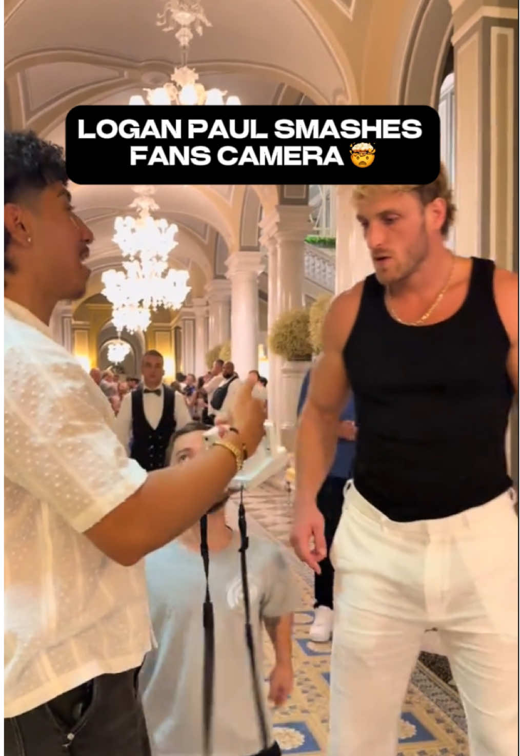Anthony is not safe around @Logan Paul 😭 ( CREDIT : @Anthony @PRIME ) #drinkprime #Prime #loganpaul #wedding #ninaagdal        