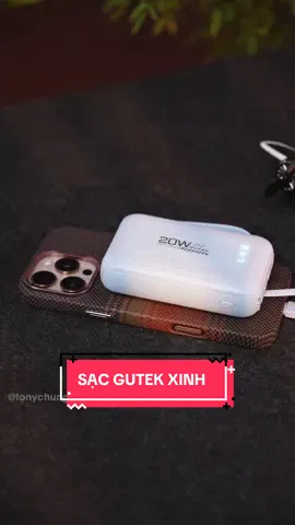 Trả lời @Over Sạc dự phòng Gutek màu nữ tính cực đẹp #tonychung #LearnOnTikTok 